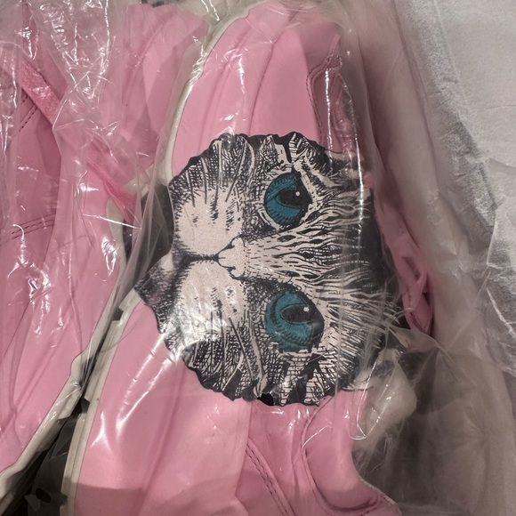 Gucci Rython Mystic Cat Pink Womans Guarunteed Authentic Size 4 Us - Picture 13 of 16